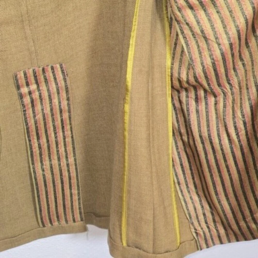 Vintage 1970s Cricketeer Linen Sport Coat Union Made Blazer Men’s 42R